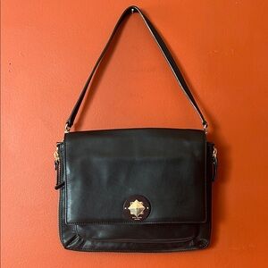 Kate Spade Black Leather Shoulder Bag
